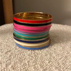 Kate Spade signature bangles